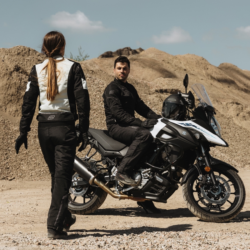 Pantaloni de motocicletă Ozone Jet II Negru pentru femei lichidare