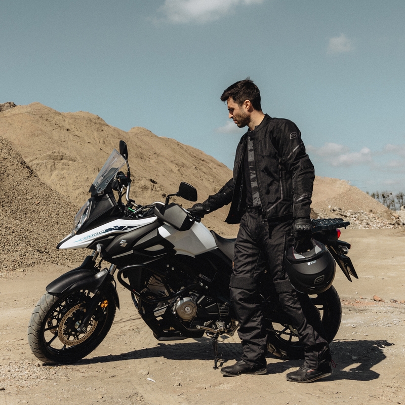 Jachetă moto Ozone Jet II negru lichidare