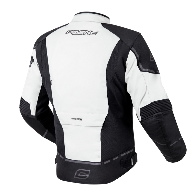 Geacă moto Ozone Jet II gri-negru lichidare