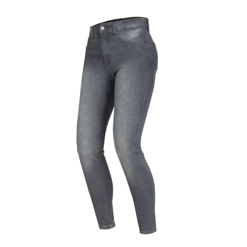 Blugi pentru femei Ozone Striker SF Grey Motorcycle Jeans