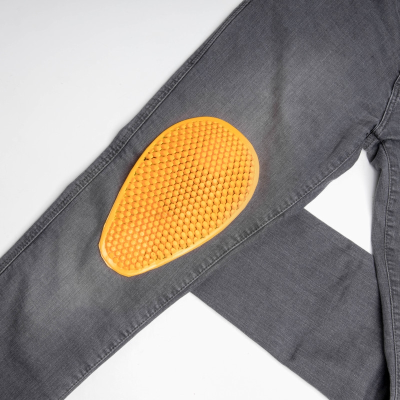 Blugi pentru femei Ozone Striker SF Grey Motorcycle Jeans