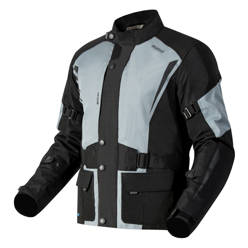 Ozone Traker negru și gri jacheta de motociclete negru și gri lichidare