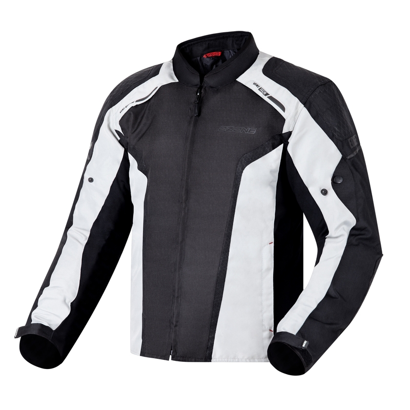 Jachetă de motocicletă Ozone Edge II negru-gri