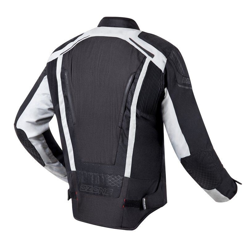 Jachetă de motocicletă Ozone Edge II negru-gri