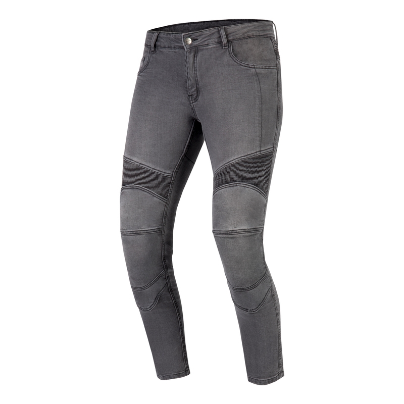 Blugi pentru femei Ozone Roxy Washed Black Motorcycle Jeans lichidare