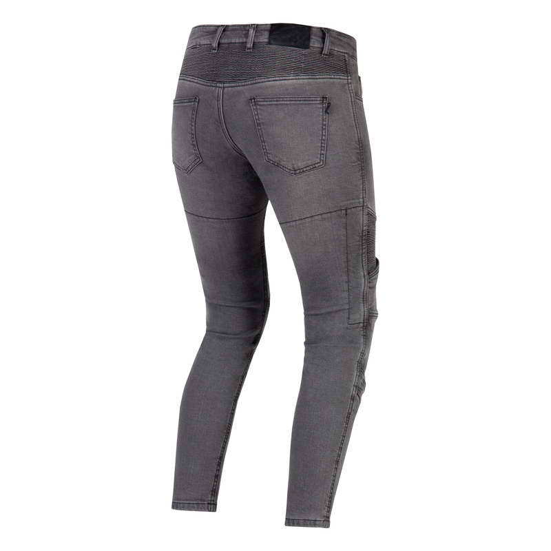 Blugi pentru femei Ozone Roxy Washed Black Motorcycle Jeans lichidare