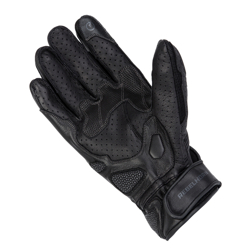 Mănuși de motocicletă Rebelhorn Flux II negru