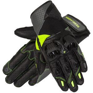 Mănuși de motocicletă Rebelhorn Flux II negru-fluo-galben lichidare