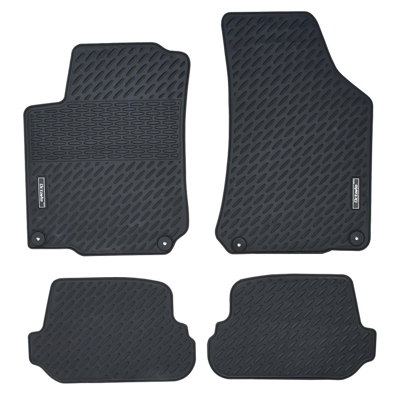 Covoare de cauciuc PERFECT FIT set de 4 OCTAVIA I cu fixare