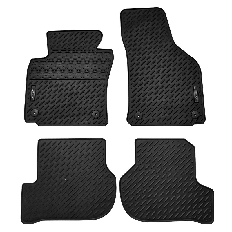 Covoare de cauciuc PERFECT FIT set de 4 OCTAVIA II cu fixare