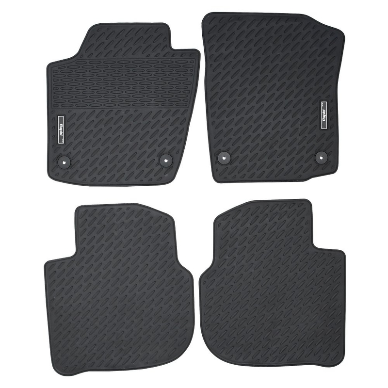 Covoare de cauciuc PERFECT FIT set 4 buc RAPID cu fixare