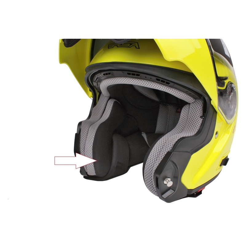 Căptușeală pentru căști de motocicletă RSA TR-01 -  gri výprodej lichidare