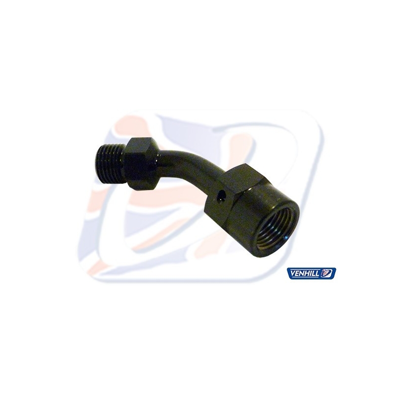 Banjo Îmbinare pivotantă Venhill POWERHOSEPLUS 45 deg 1/8TH BSP Negru