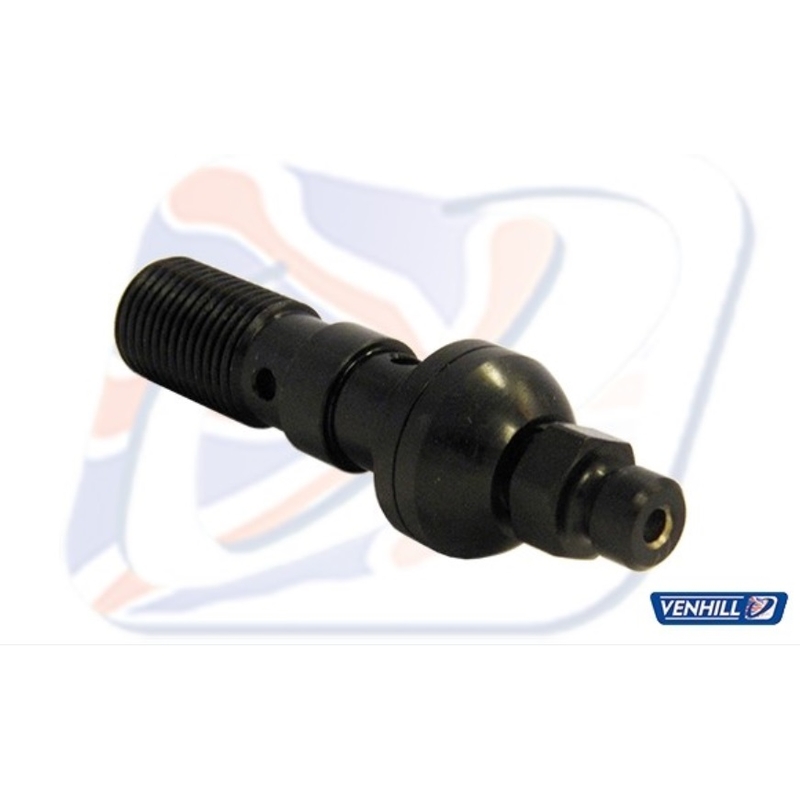 Banjo bolt bleed Venhill 10x1mm Negru