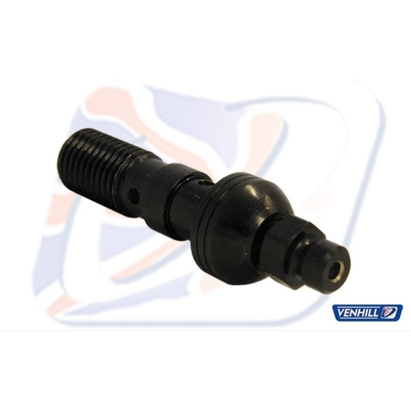 Banjo bolt bleed Venhill 10x1.25mm Negru