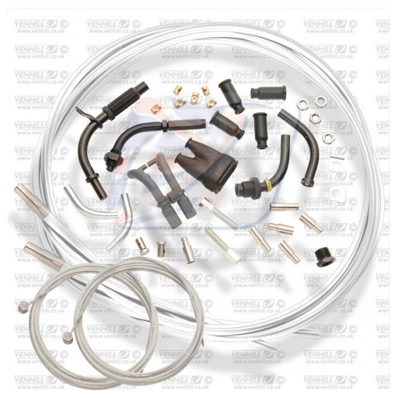 Kit universal de acceleratie Venhill 1,35m (4 timpi) Alb