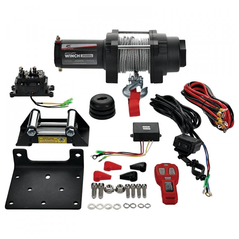 Winch All Balls Racing AB 3500LB 4-Bolt