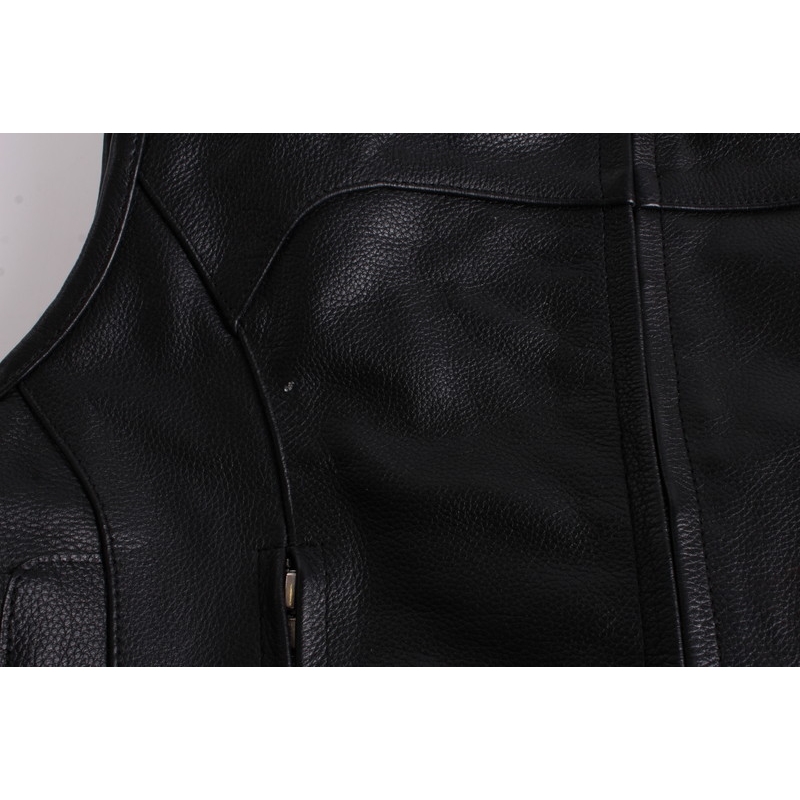 Vesta de motociclete din piele RSA Biker lichidare