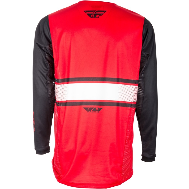 Tricou de motocros FLY Racing Kinetic ERA 2018 - SUA roșu și negru