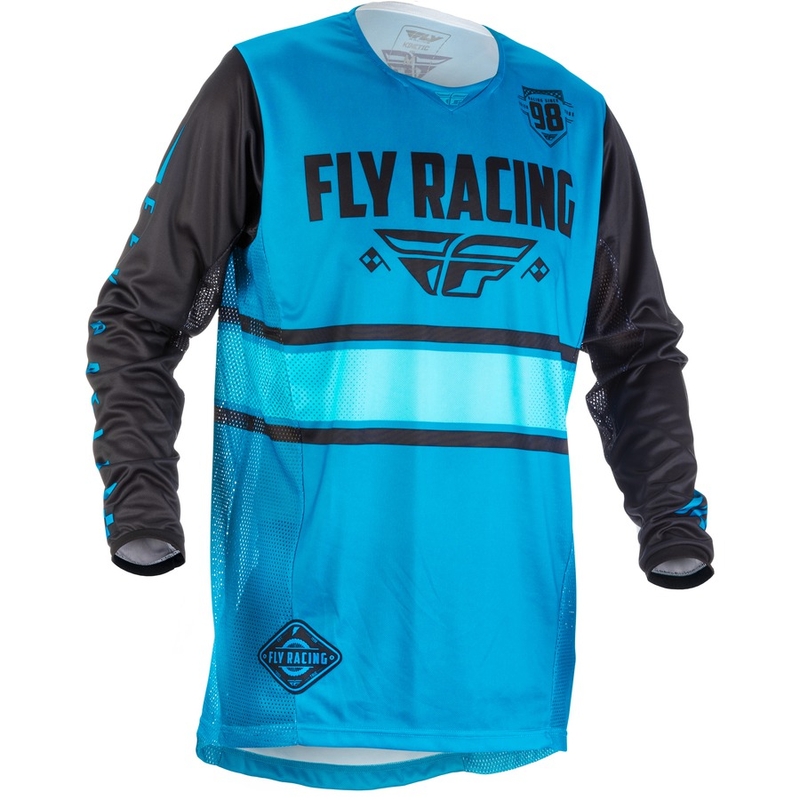 Tricou de motocros FLY Racing Kinetic ERA 2018 - SUA albastru-negru