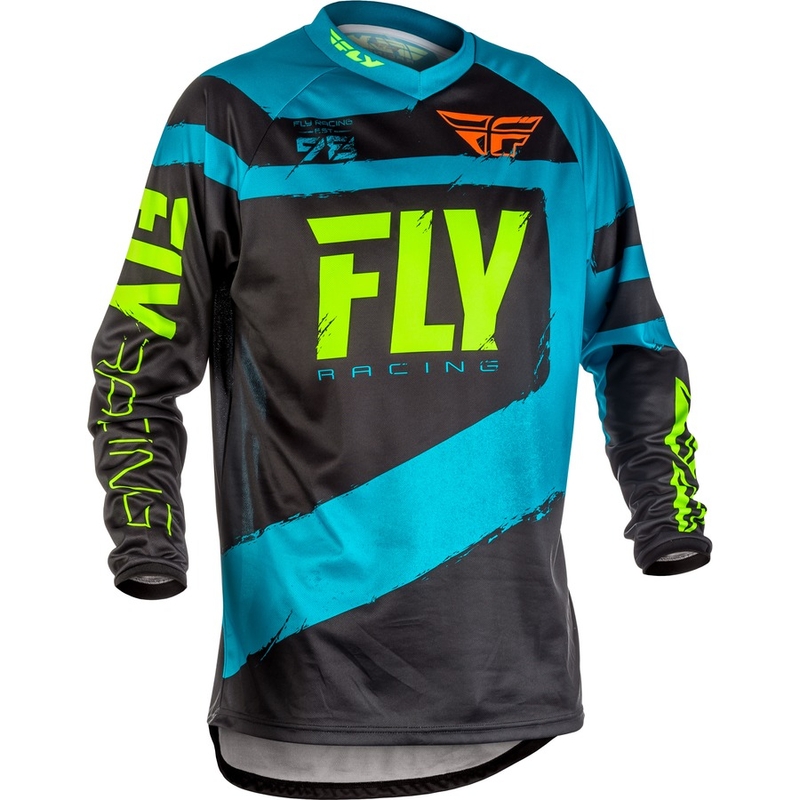 Tricou motocross FLY Racing F-16 2018 - SUA albastru-negru