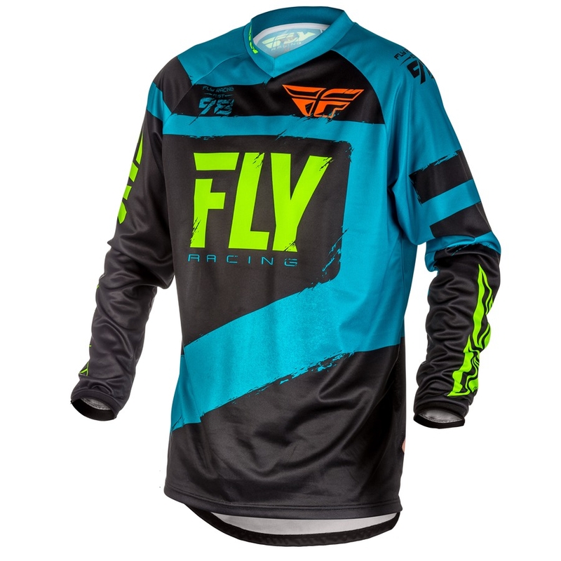 Tricou motocross FLY Racing F-16 2018 - SUA albastru-negru