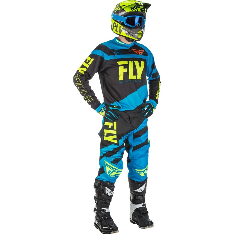 Tricou motocross FLY Racing F-16 2018 - SUA albastru-negru