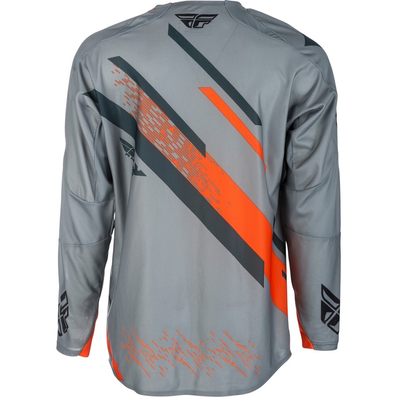 Tricou de motocros FLY Racing EVO 2018 - SUA gri-portocaliu-negru