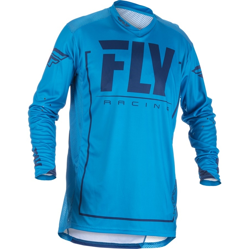 Tricou de motocros FLY Racing LITE 2018 - SUA albastru