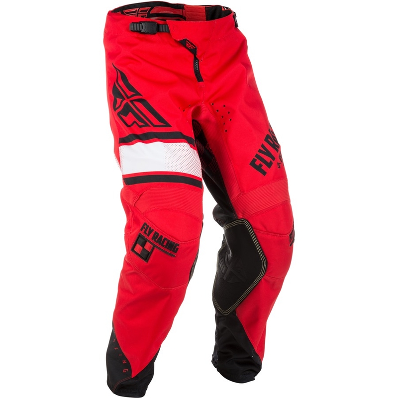 Pantaloni motocross FLY Racing Kinetic ERA 2018 - SUA roșu și negru