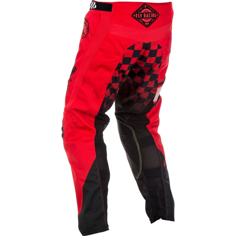 Pantaloni motocross FLY Racing Kinetic ERA 2018 - SUA roșu și negru