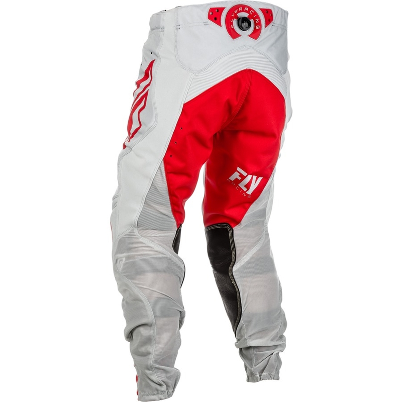 Pantaloni motocross FLY Racing LITE 2018 - USA roșu-gri