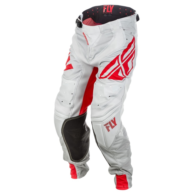 Pantaloni motocross FLY Racing LITE 2018 - USA roșu-gri