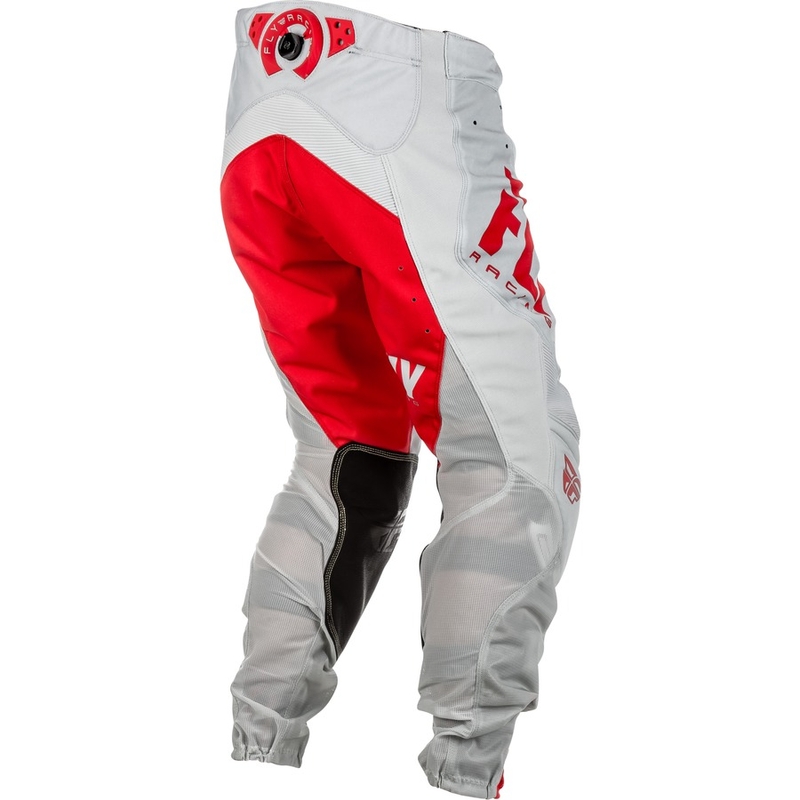 Pantaloni motocross FLY Racing LITE 2018 - USA roșu-gri