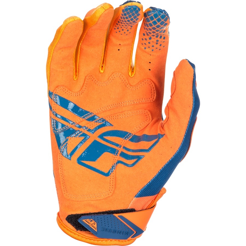 Mănuși de motocros FLY Racing Kinetic 2018 - USA orange-blue