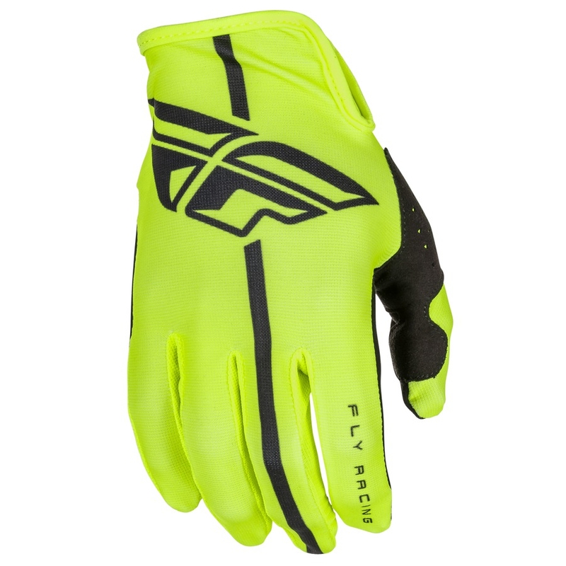 Mănuși de motocross FLY Racing LITE 2018 - USA negru-galben-fluo