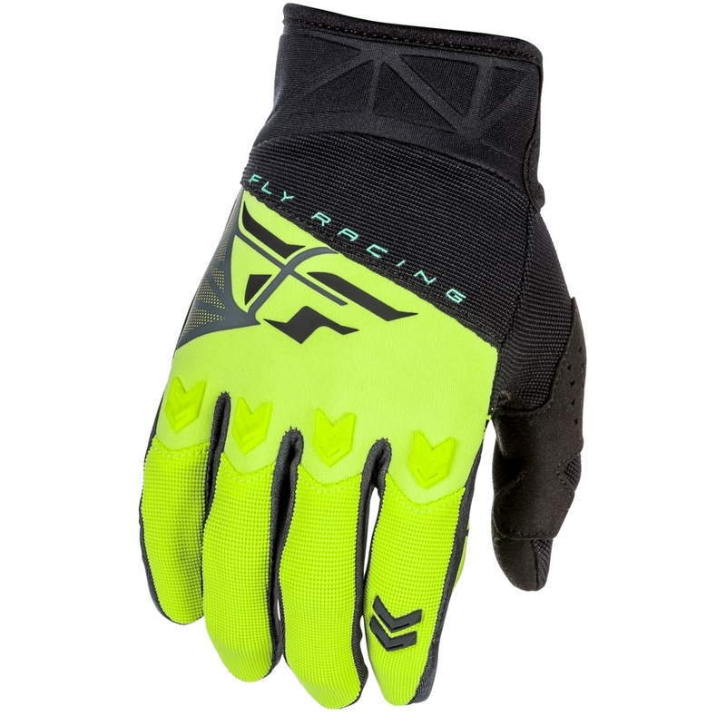 Mănuși de motocros FLY Racing F-16 2018 - USA negru-galben-fluo
