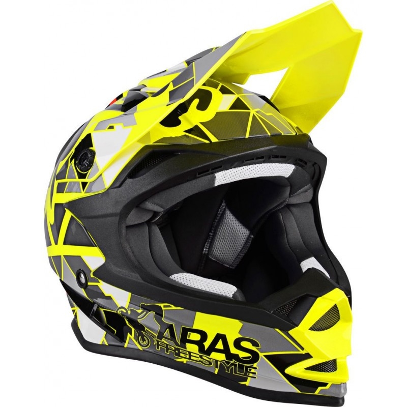 Cască de motocross pentru motocicleta Lazer OR-1 Aras Freestyle lichidare