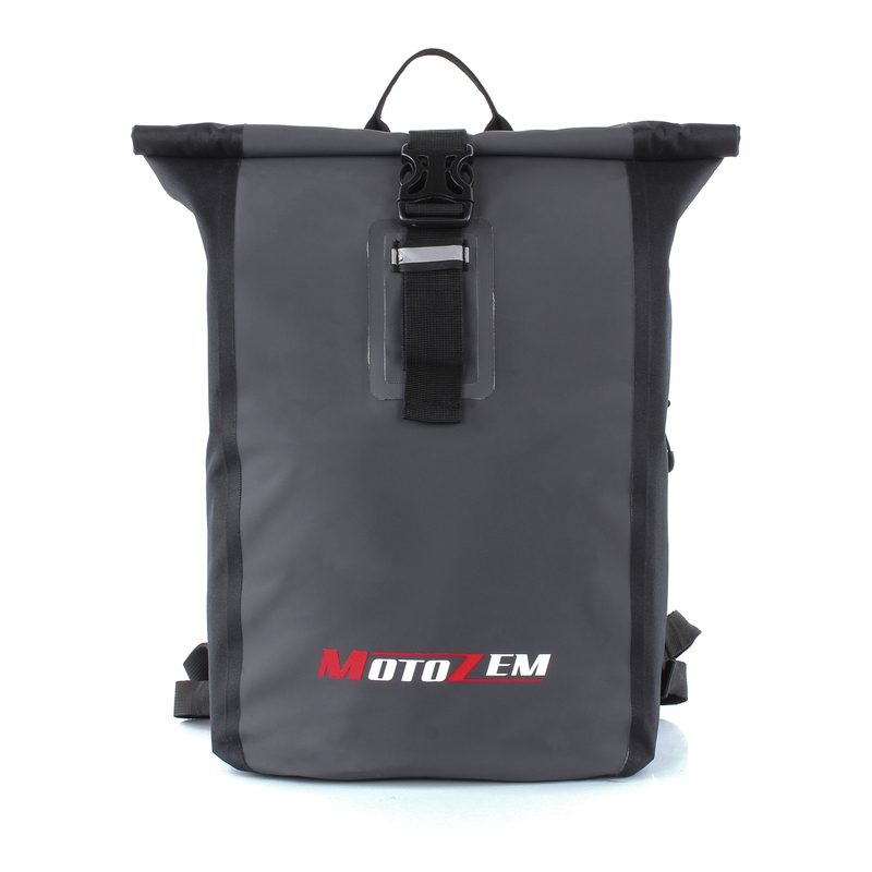 MotoZem rucsac impermeabil negru-gri