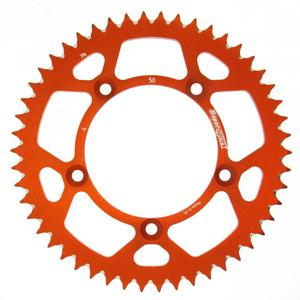 Rear ALU sprocket SUPERSPROX RAL-4:50-ORG portocaliu 50T, 420