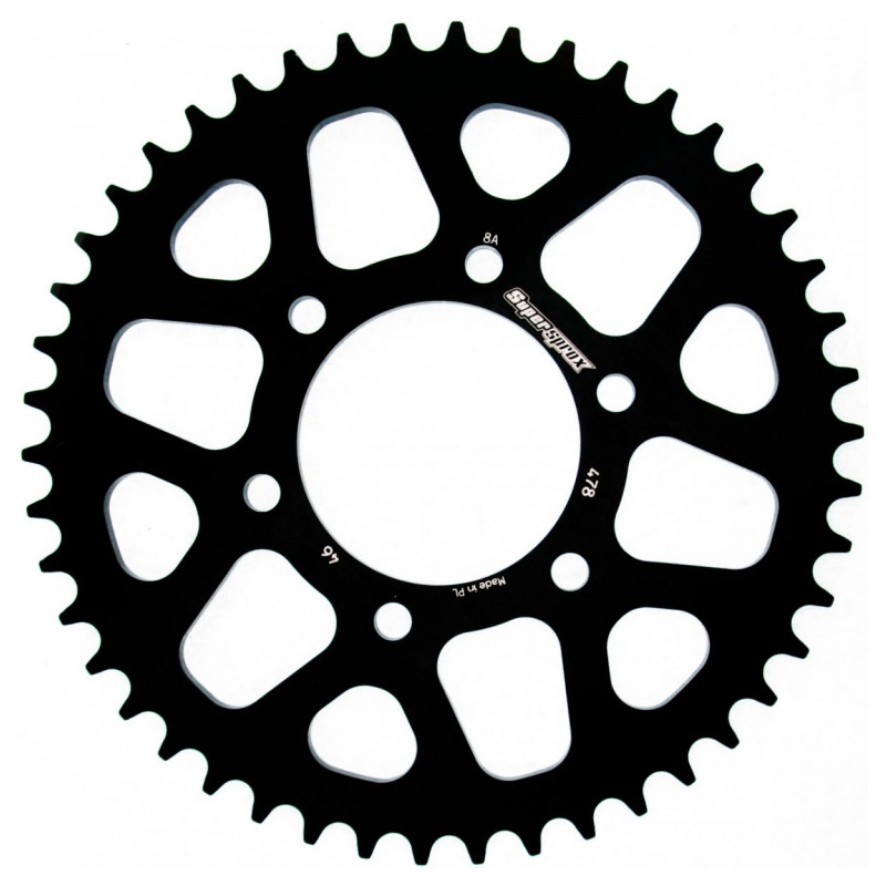 Foaie spate ALU SUPERSPROX Negru 46T, 520