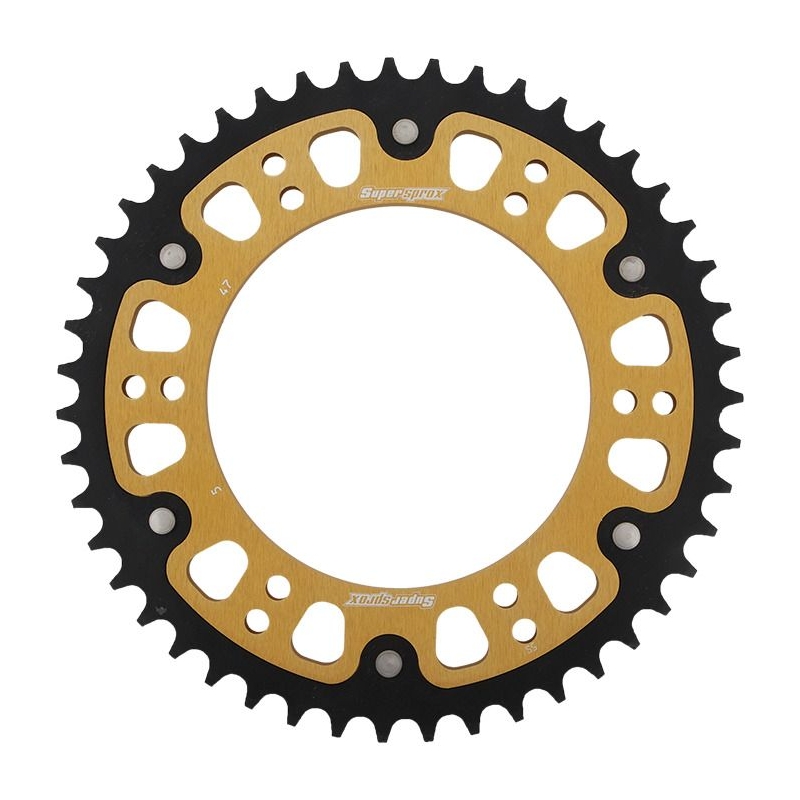 Rear sprocket SUPERSPROX STEALTH auriu 47T, 520
