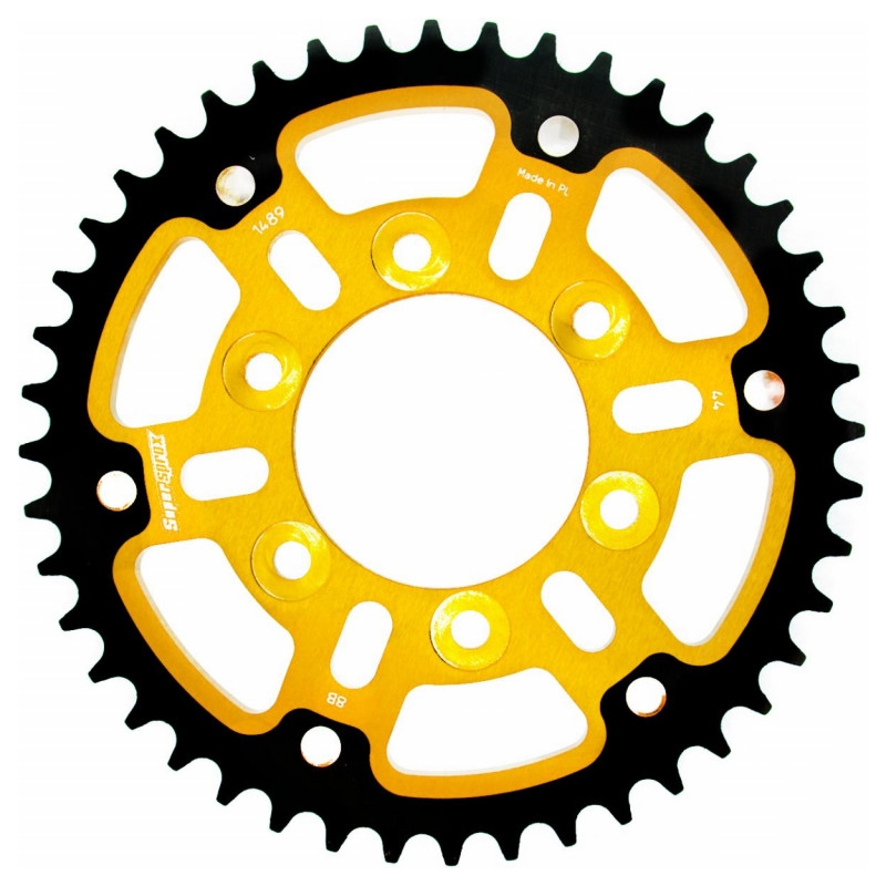 Foaie spate SUPERSPROX STEALTH auriu 44T, 525