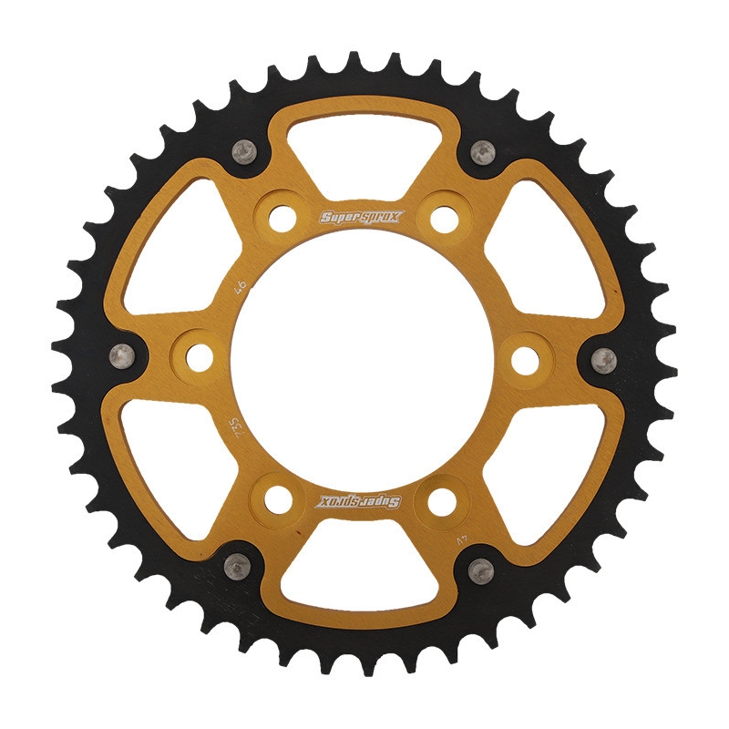 Foaie spate SUPERSPROX STEALTH auriu 46T, 520