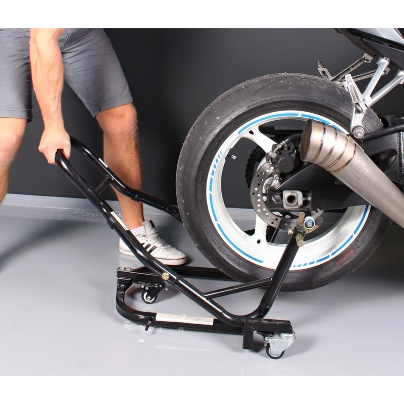 Mobile moto stand spate cu roți lichidare