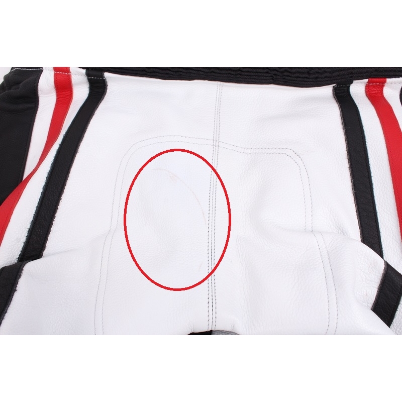 Pantaloni Tschul 554 alb-negru-roșu pentru femei lichidare