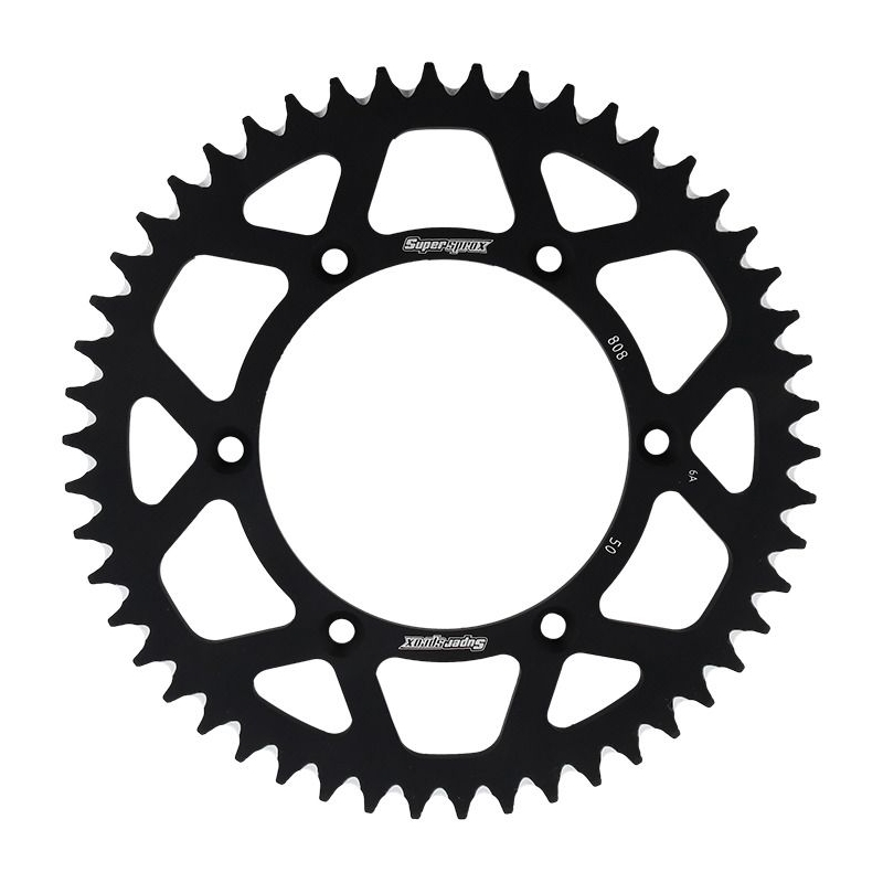 Rear ALU sprocket SUPERSPROX Negru 50T, 520