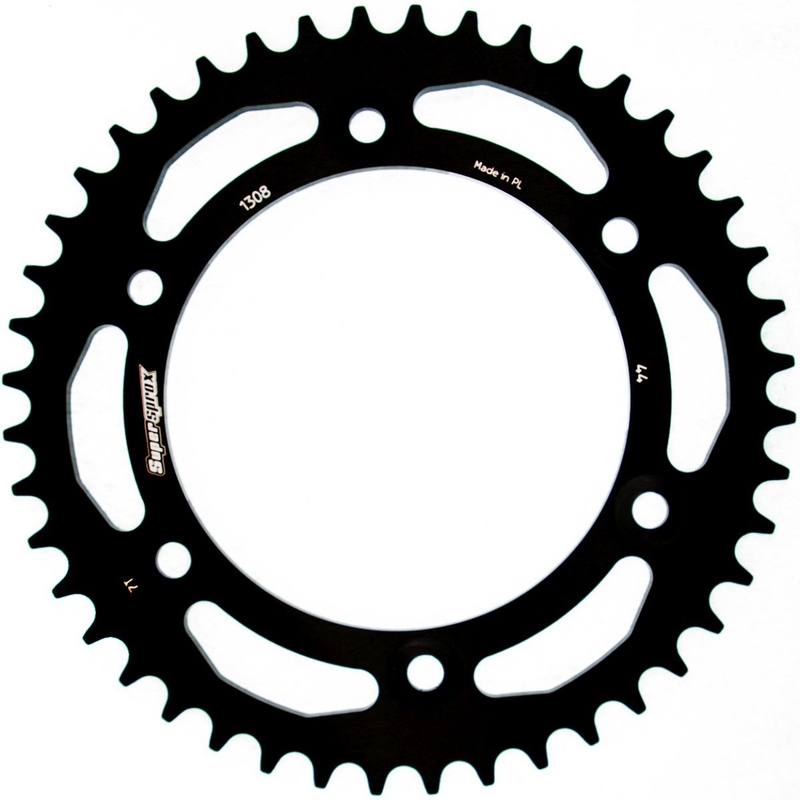 Rear ALU sprocket SUPERSPROX Negru 44T, 520