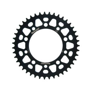 Rear ALU sprocket SUPERSPROX RAL-1303:43-BLK Negru 43T, 520