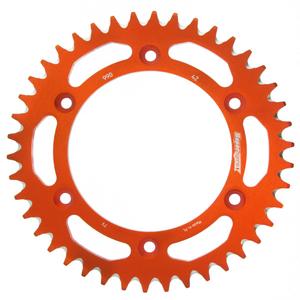 Rear ALU sprocket SUPERSPROX RAL-990:42-ORG portocaliu 42T, 520